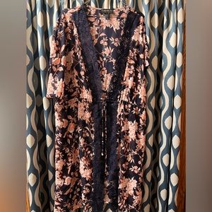 Long Floral Kimono
